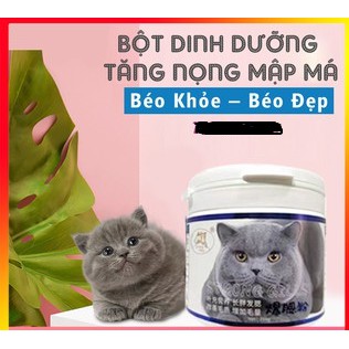 Bột tăng nọng form bánh bao cho mèo - 200g