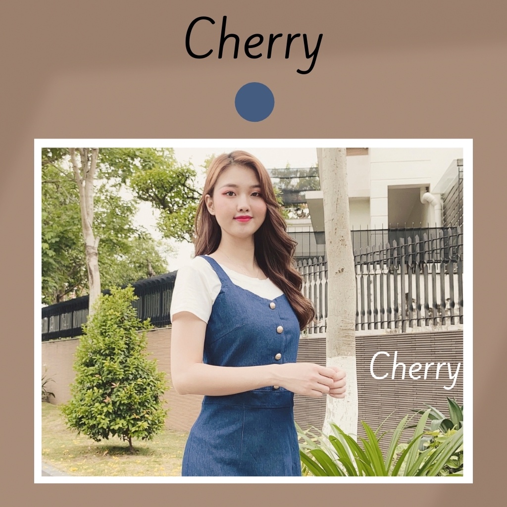 Váy bò đuôi cá, có áo thun trắng mặc trong - đầm bò áo thun V027