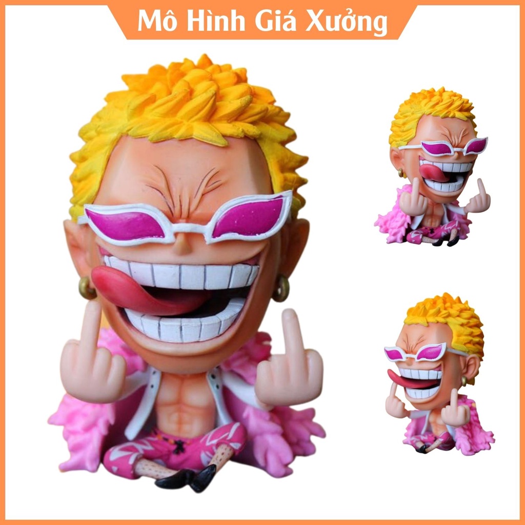 Mô hình Donquixote Doflamingo One Piece Cao 10cm - Tượng Figure Vua Hải Tặc