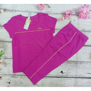 Bộ Mặc Nhà Gia Hồi đơn giản lửng Size M