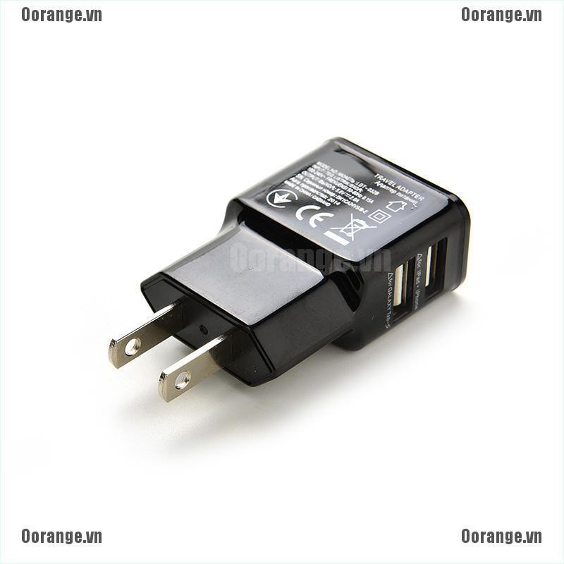 Củ Sạc MT US / EU 2 Cổng USB 2.1A Cho Samsung S4 S5