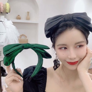 Bờm nơ to 2 tầng cài tóc