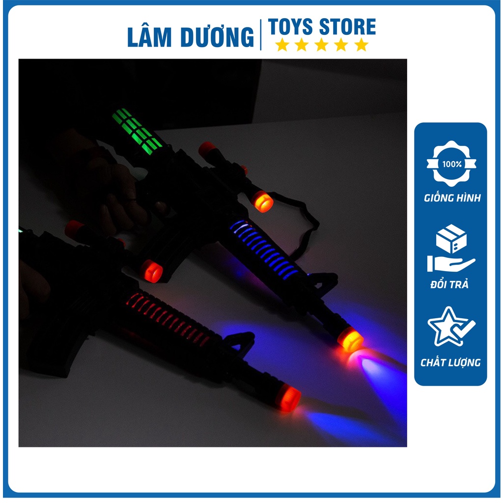 Đồ chơi súng Nhựa chạy pin phát đèn nhạc Rồng Chiến siêu đẹp cho bé trai đồ chơi trẻ em