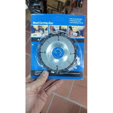 lưỡi cắt gỗ cưa xích 100mm lắp vào máy mài cầm tay