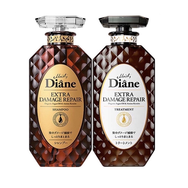 (Cao Cấp)Dầu Gội/ Xả Phục Hồi Tóc Hư Tổn Nặng MOIST DIANE 450ML Nhật bản