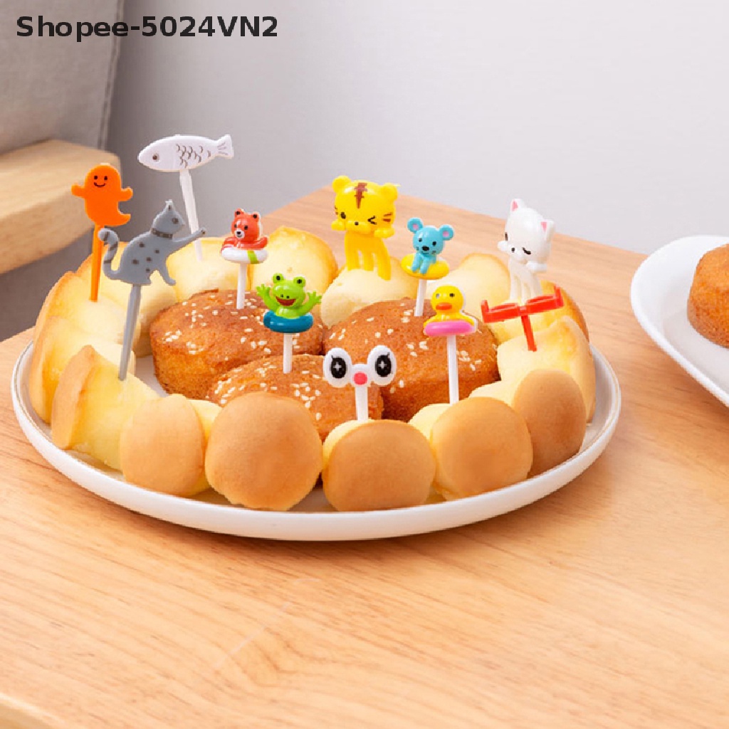 [Mới &amp; Halloween &amp; halloween] Nĩa Ăn Trái Cây Mini Dễ Thương Cho Bé