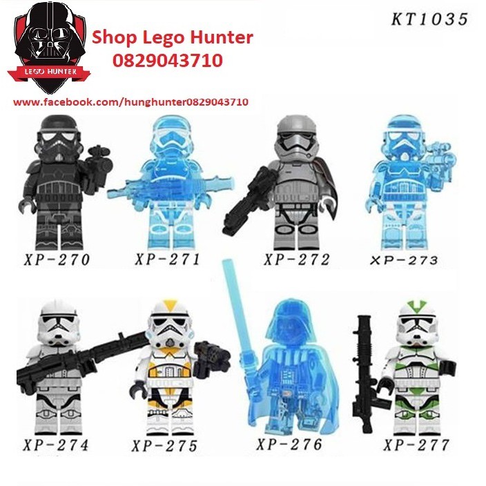 Xếp Hình Star War Minifigures Lính Clonetrooper các loại , Darth Vader KT 1035