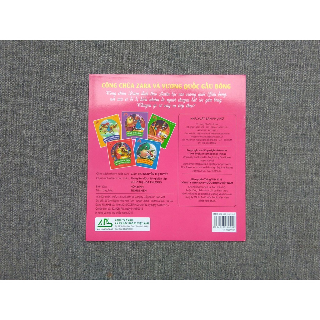 Sách-Truyện Công Chúa Zara Và Vương Quốc Hạnh Phúc | BigBuy360 - bigbuy360.vn