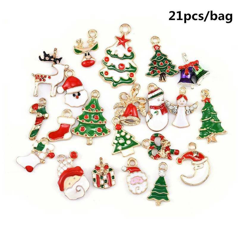 Set 10 / 15 / 20 / 100 Phụ Kiện Trang Trí Cây Thông Noel Thời Trang