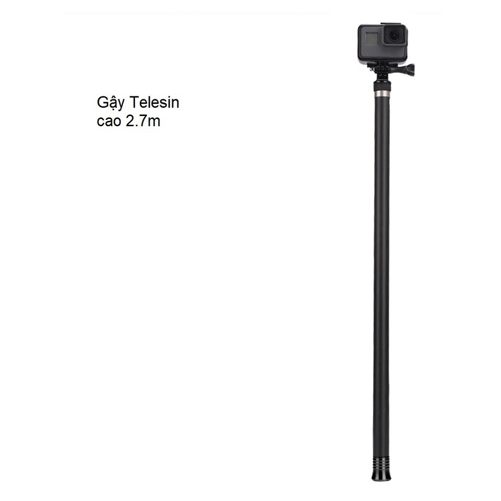 GẬY TELESIN 2.7M, CARBON