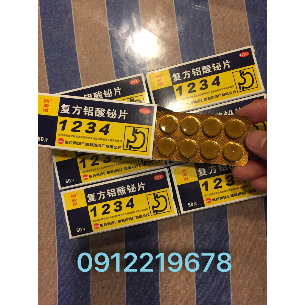 thảo dược dạ dày 1234 [đầy đủ tem mác] hàng sẵn