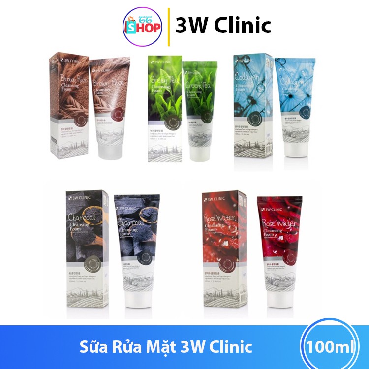 Sữa Rửa Mặt 3W Clinic 100ml Hàn Quốc