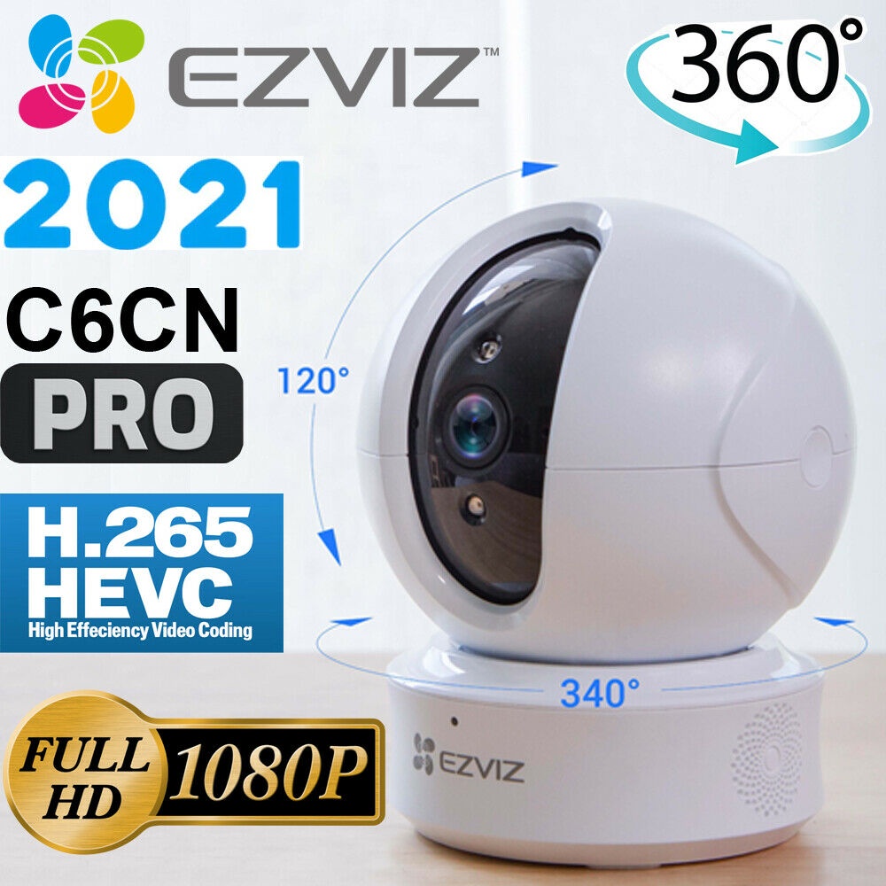 Camera IP wifi Ezviz C8C 1080p 2.0Megapixel, ngoài trời xoay 360, có mic trên camera