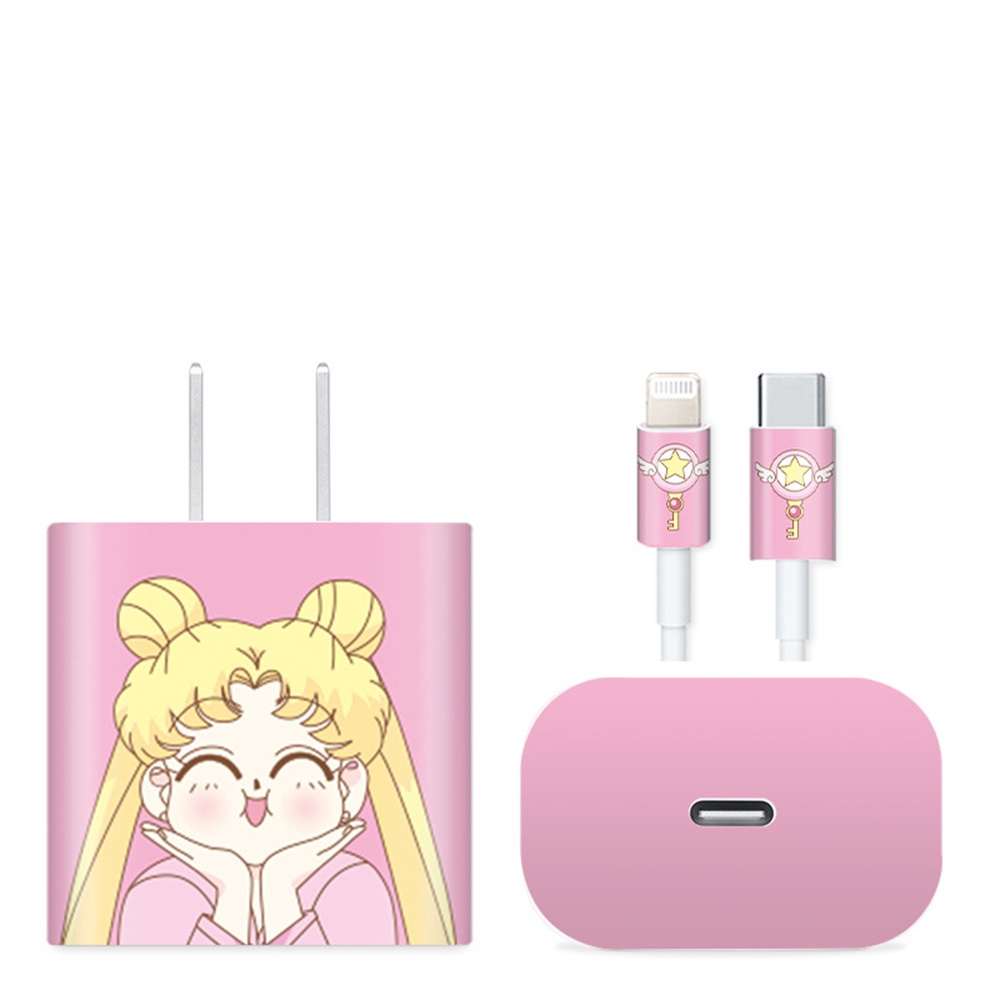 Nhãn dán bảo vệ cốc sạc nhanh 5W 18W/20W PD thích hợp cho iphone 11 12 13 pro max xr 5 6 7 8 plus iPad mini 4