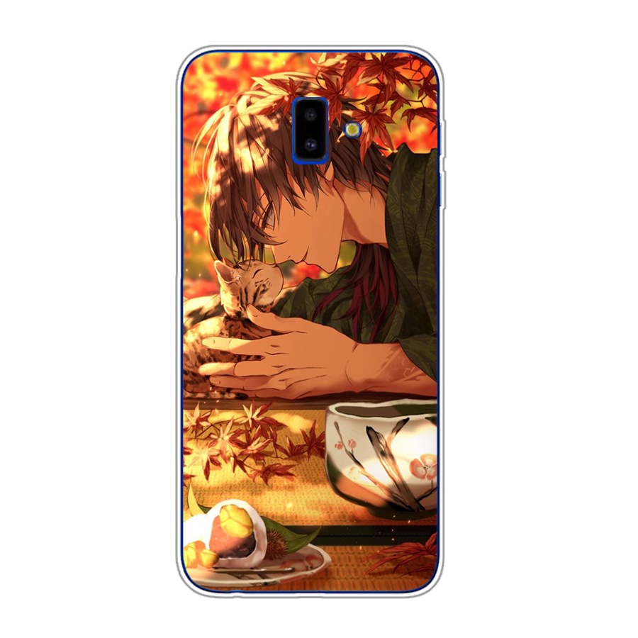 Ốp Điện Thoại Silicon TPU Mềm Hình Anime B12 Cho Samsung Galaxy a6 2018 plus / j6 2018 plus / j8 2018 / s9 plus / j7 plus