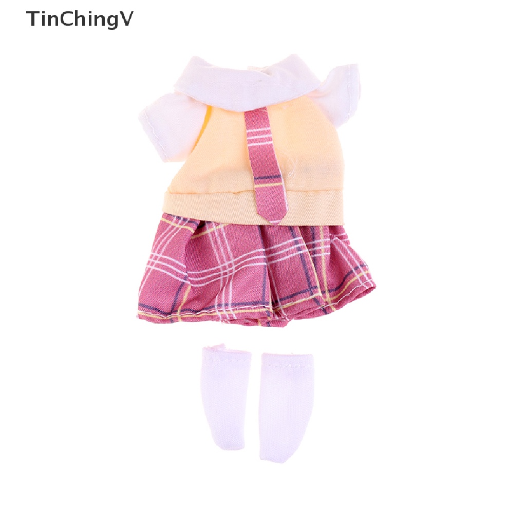 Bộ quần áo búp bê 16 - 17cm cho búp bê 1/8 xinh xắn