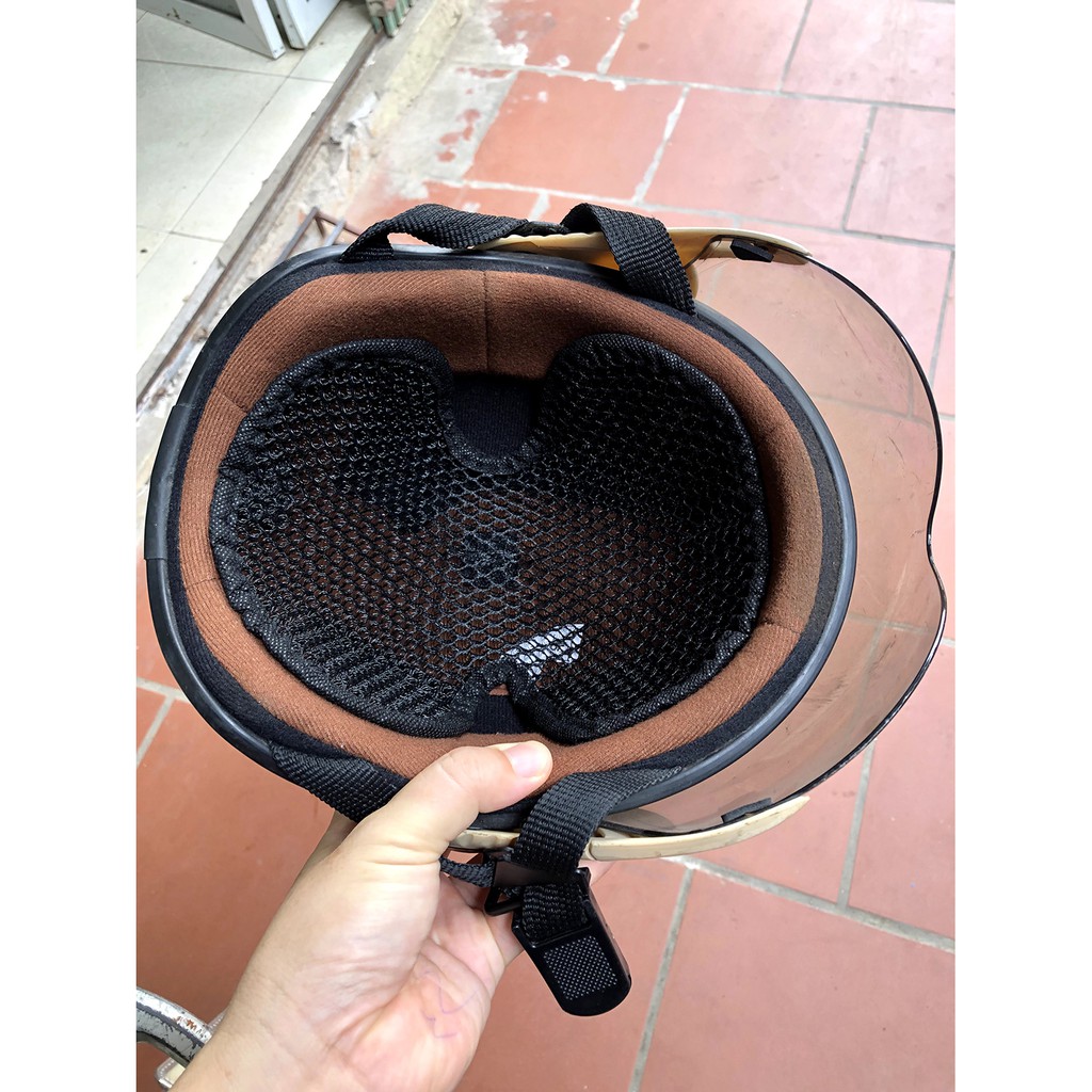 Mũ bảo hiểm 3/4 và lót mũ bảo hiểm