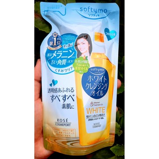 [SALE XẢ HÀNG][KOSÉ] Dầu Tẩy Trang Tẩy Tế Bào Chết Kosé Cosmeport Softymo White Cleansing Oil 200ml