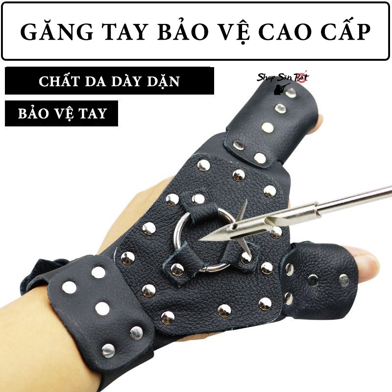 [sale cực sốc] Combo bao tay và dây đeo máy bắn Cá ná cao su