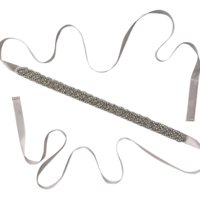 Dây Thắt Lưng Dài 270x2cm Đính Đá Lấp Lánh Cho Cô Dâu Ngày Cưới