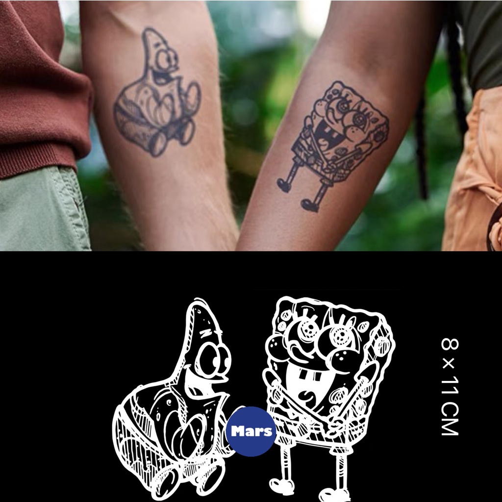 Miếng Dán Hình Xăm Bán Vĩnh Viễn / Bọt Biển / Hình Xăm Tạm Thời Lâu Trôi 2 Tuần / X085