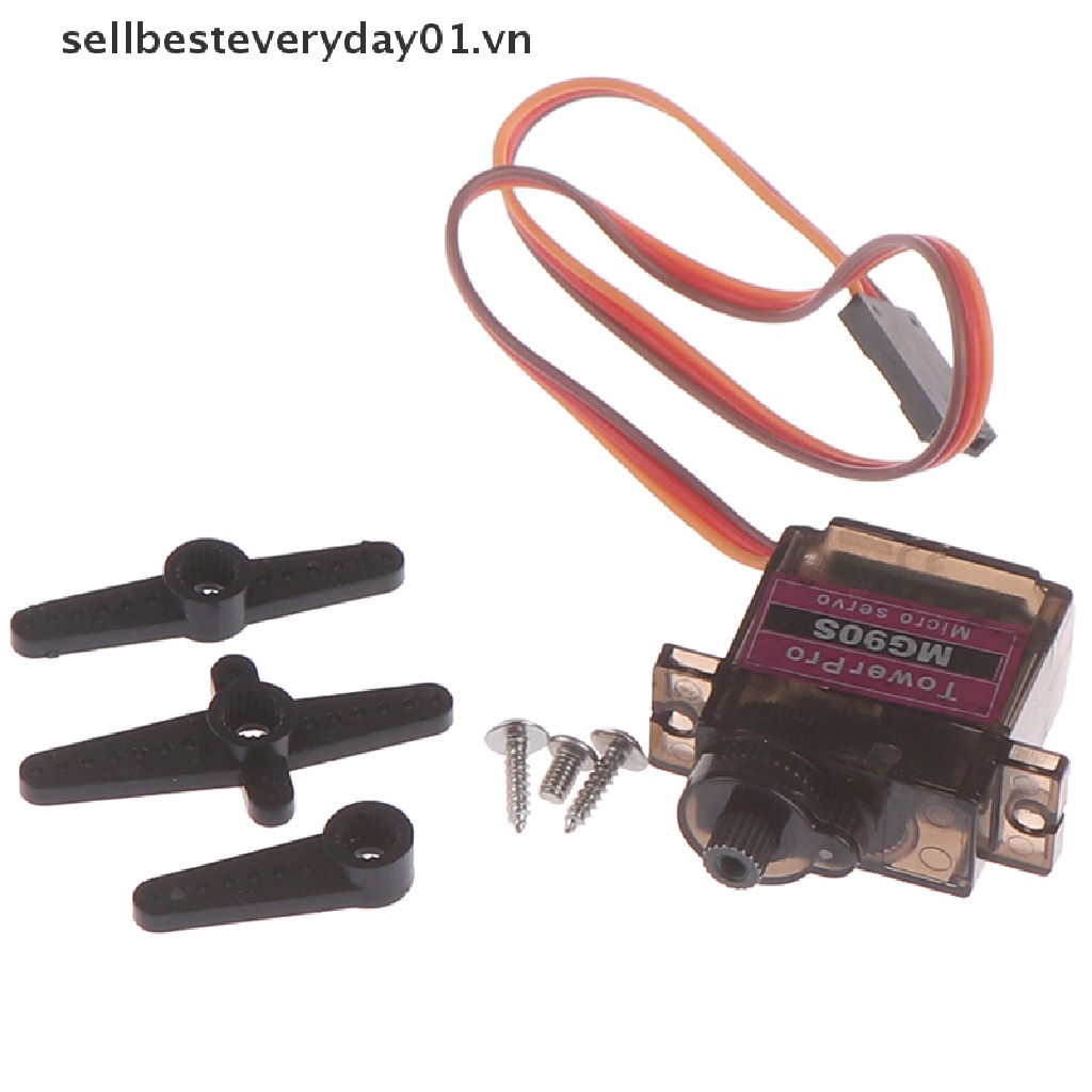 / / 1 Bộ MG90S 360° Động Cơ Servo Micro 4.8V Cho Máy Bay Điều Khiển Từ Xa