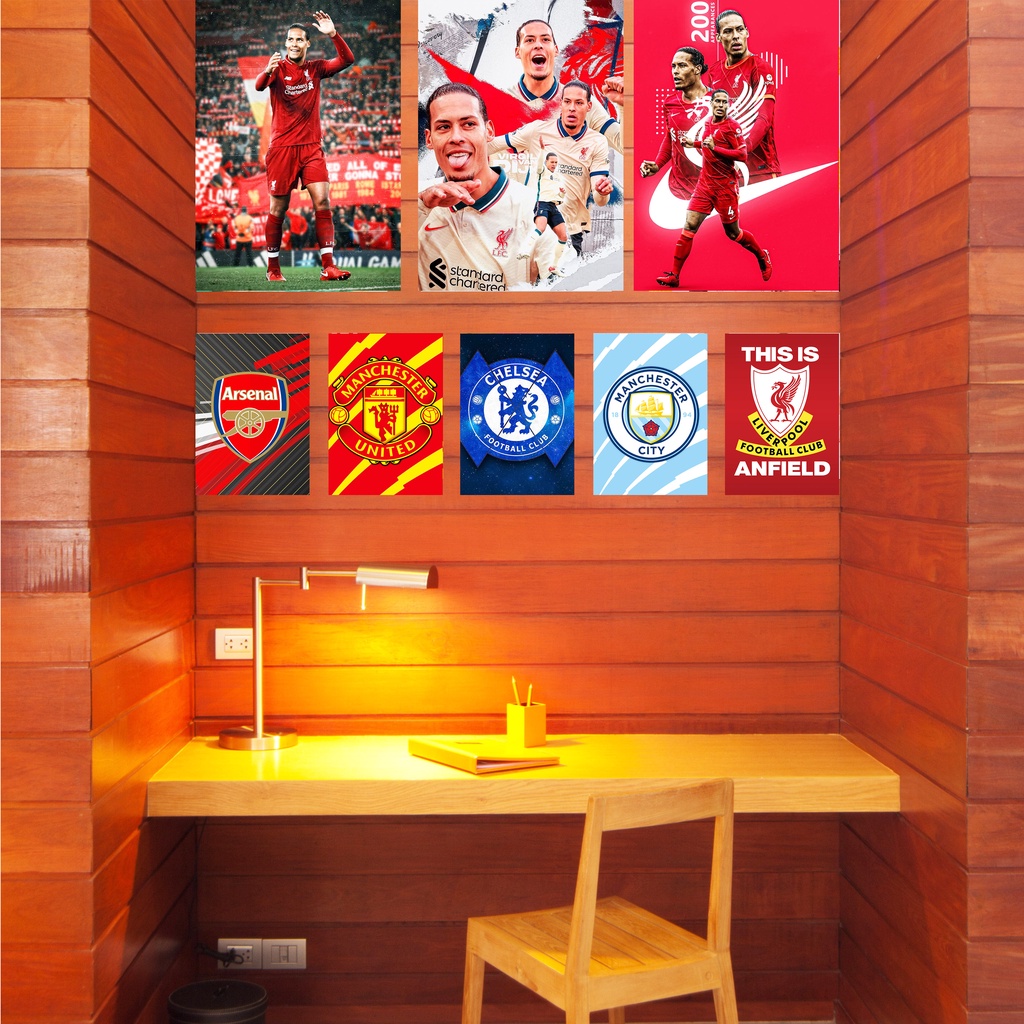 Poster Van Dijk, Ảnh Dán Tường Van Dijk Cực Đẹp, Poster Bóng Đá Có In Theo Yêu Cầu