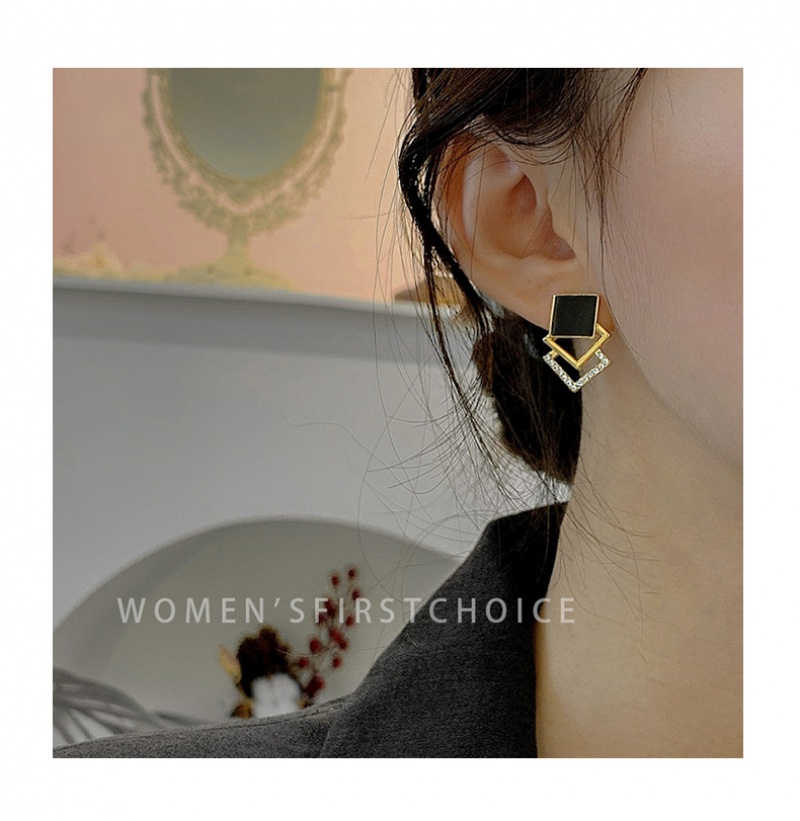 Hoa Tai Mạ Bạc Phong Cách Tối Giản Thời Trang 2021 Cho Nữ