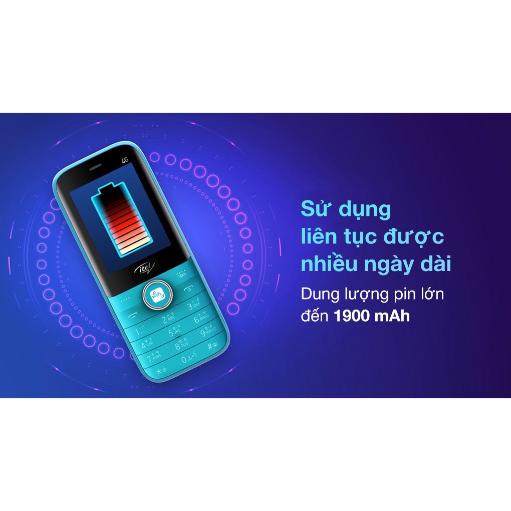 Điện thoại ITEL IT9210 4G- phát wifi - Hàng Chính Hãng , Full hộp , nguyên Seal , BH 12 tháng