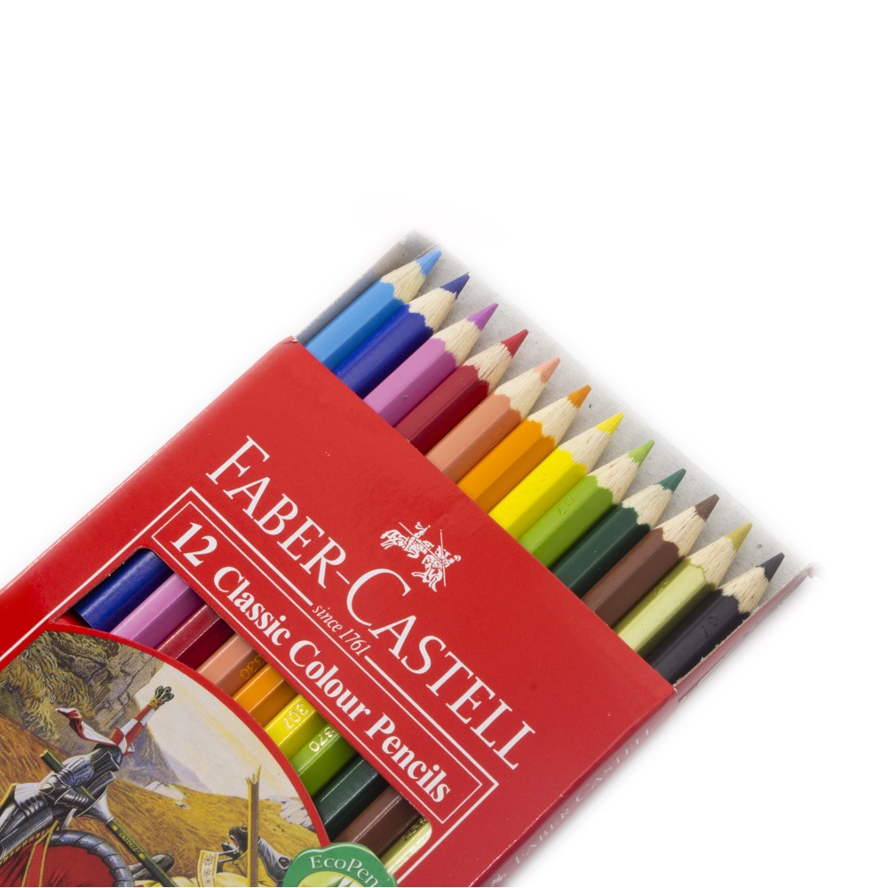 BÚT CHÌ MÀU KHÔ CAO CẤP FABER CASTELL 12/24/36/48 (HỘP GIẤY / HỘP THIẾC)