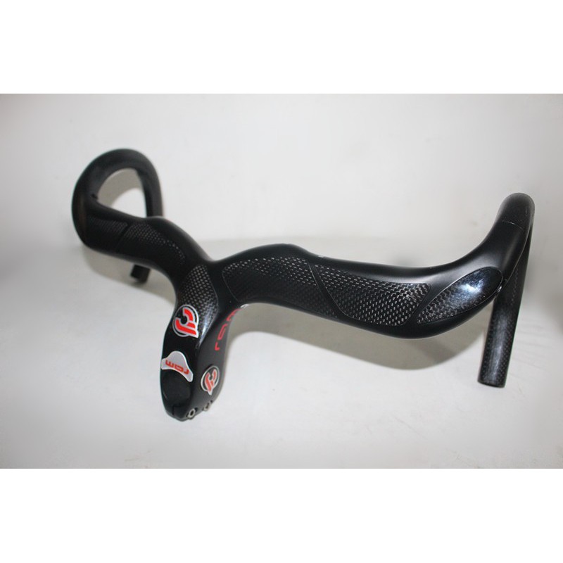 Trục Gắn Tay Lái Xe Đạp Tích Hợp 2 Thân Carbon + Giá Đỡ Máy Tính Cinelli Ram