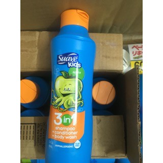 Sữa Tắm Gội Xả 3 in 1 Suavekid 665ml