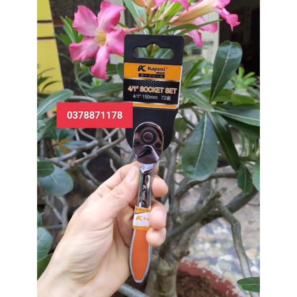 Cần siết tự động cao cấp 72 răng Kapusi 1/4 hoặc 1/2
