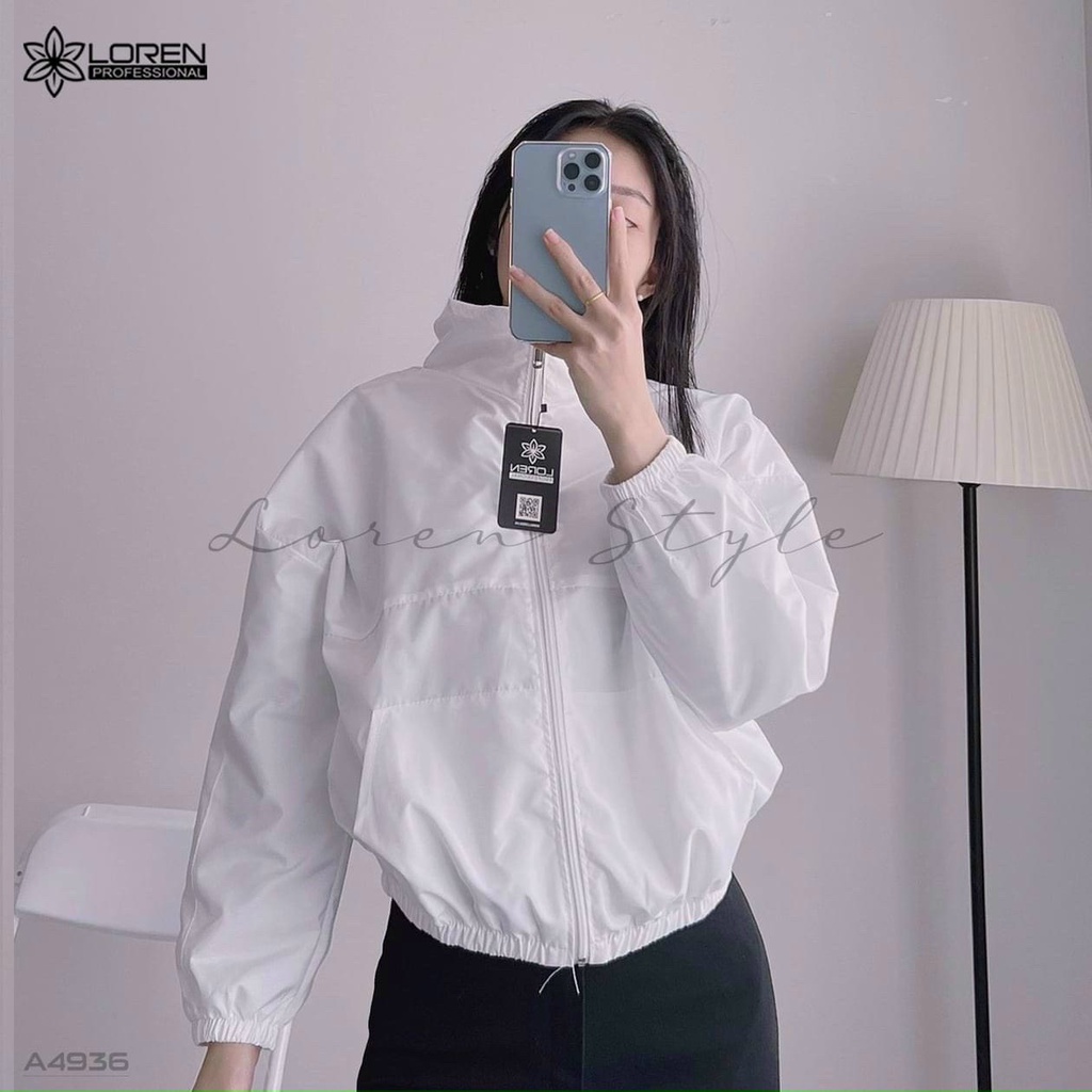 Áo Khoác Dù Mero Nữ 2 Lớp Thiết Kế Cổ Cao Chống Nắng Chống Tia UV Cực Tốt Chuẩn From Sành Điệu