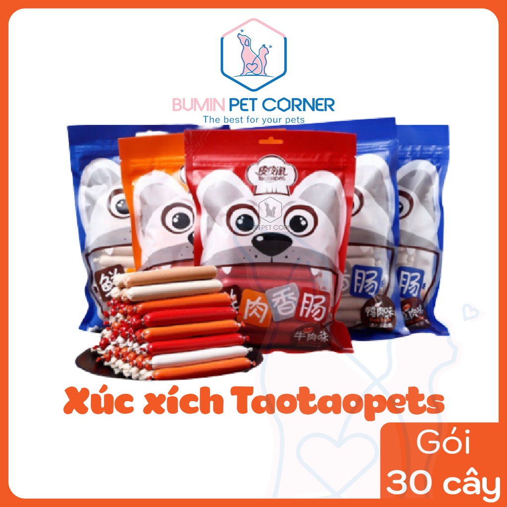 Gói 30 cây xúc xích cho chó Taotaopets