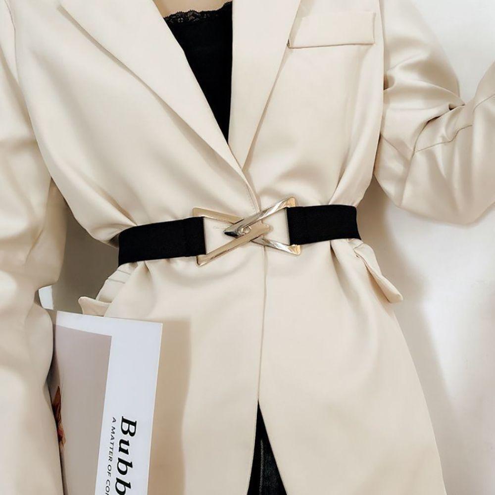 AROMA Thắt Lưng Vải Canvas Kiểu Hàn Quốc Đơn Giản Cá Tính