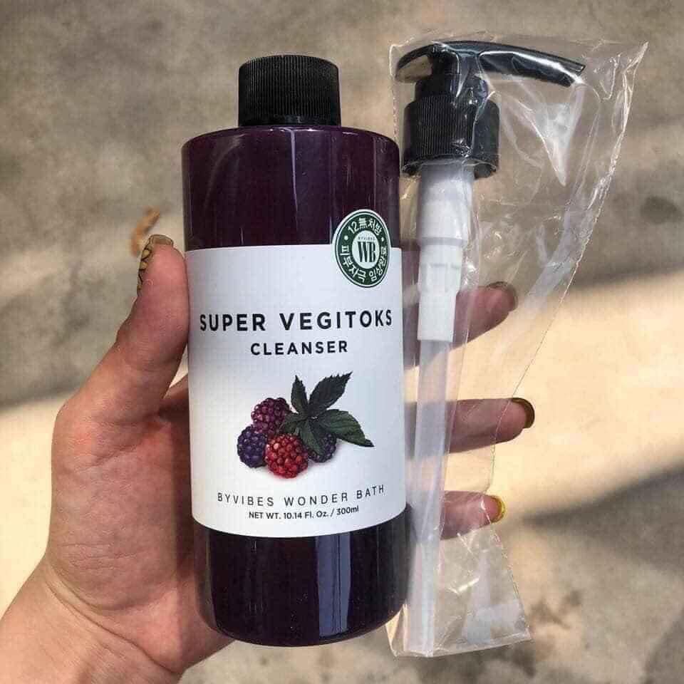 sữa rửa mặt rau củ Super Vegitoks Cleanser