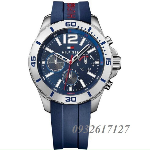 Đồng Hồ Nam Tommy Hilfiger 1791142 - 44mm - Dây Cao Su