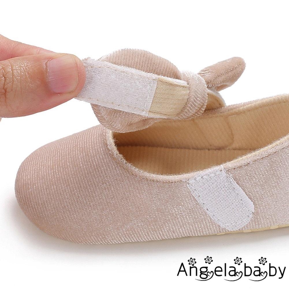 Giày mềm thắt nơ dễ thương cho bé sơ sinh