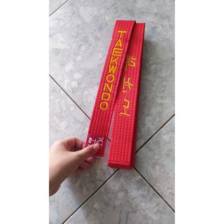 Đai Võ Taekwondo MÀU ĐỎ