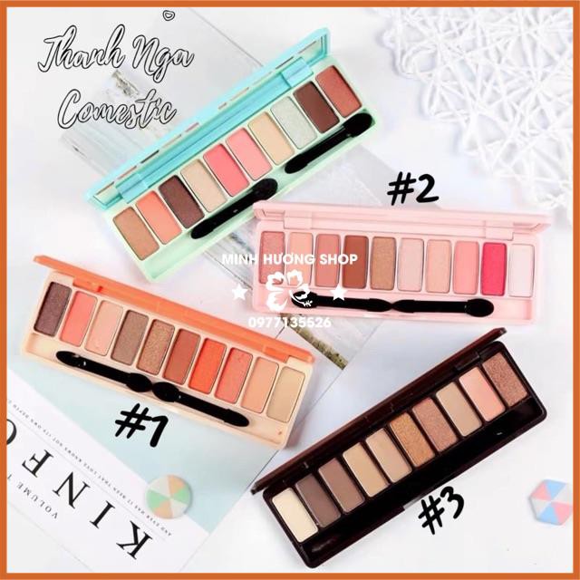 Bảng phấn mắt tông hồng #2 Lameila