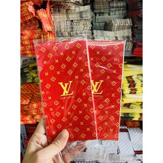 BAO LÌ XÌ LV ĐỎ TẾT 2021 BRAND LV ĐỎ