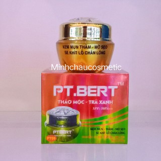 [ CHÍNH HÃNG] Kem Mụn Thảo Mộc Trà Xanh Pt. Bert