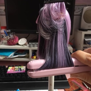 Line may tóc búp bê bjd - kiểu bính 15cm - màu 22