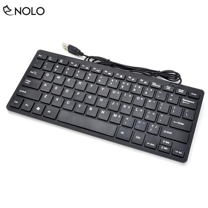 Bàn Phím Máy Tính Laptop Mini Super Slim Design D618 Chui USB