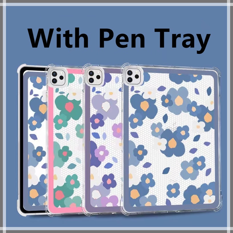 Ốp bảo vệ có khay đựng bút thích hợp cho Ipad Air3 Air2 Air1 Air10.9 Pro10.5 Pro11 Mini6 Air Mini 1st 2nd 3rd 4th 5th