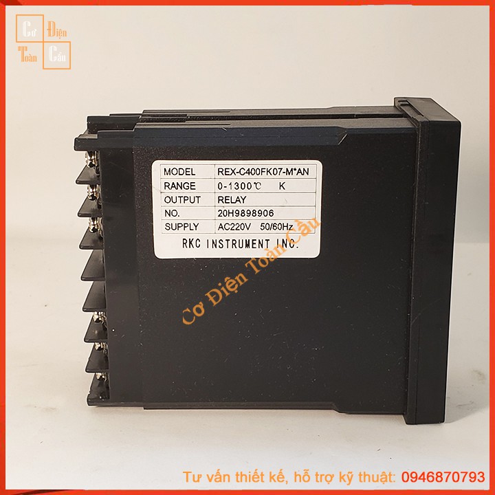 Bộ điều khiển nhiệt độ ( đồng hồ nhiệt độ ) RKC REX-C400 Relay, RKC REX-C400 SSR mặt 48x96 45x92