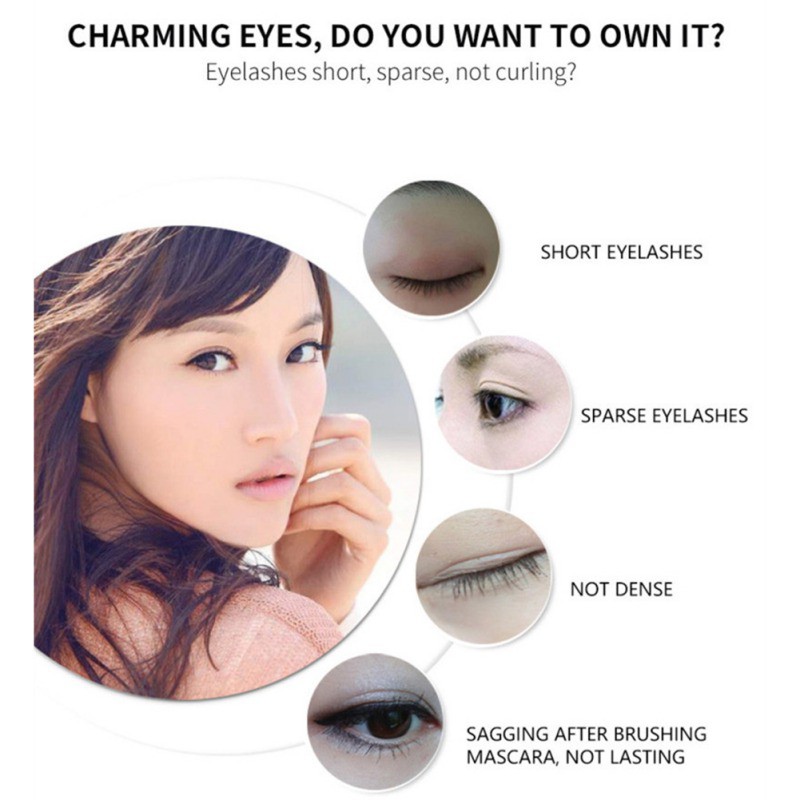 Mascara 4D chống nhòe chống thấm nước lâu trôi cho hàng mi cong tự nhiên