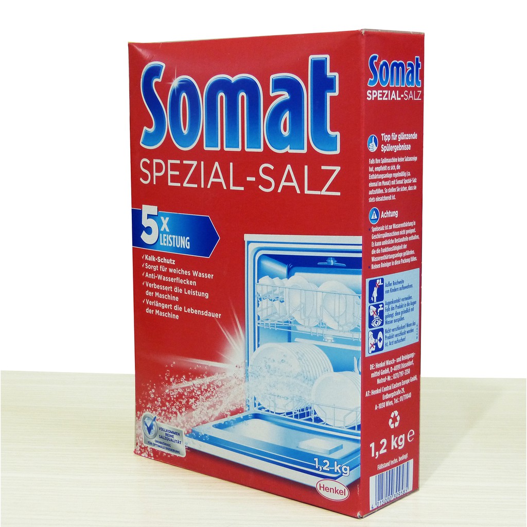 Muối rửa ly Somat Special Salt 1,2 Kg