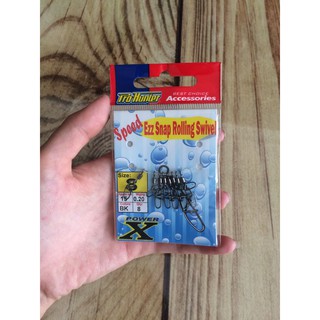 KHÓA MÓC MỒI GIẢ ROHUNTER EZZ SNAP ROLLING CÂU CÁ